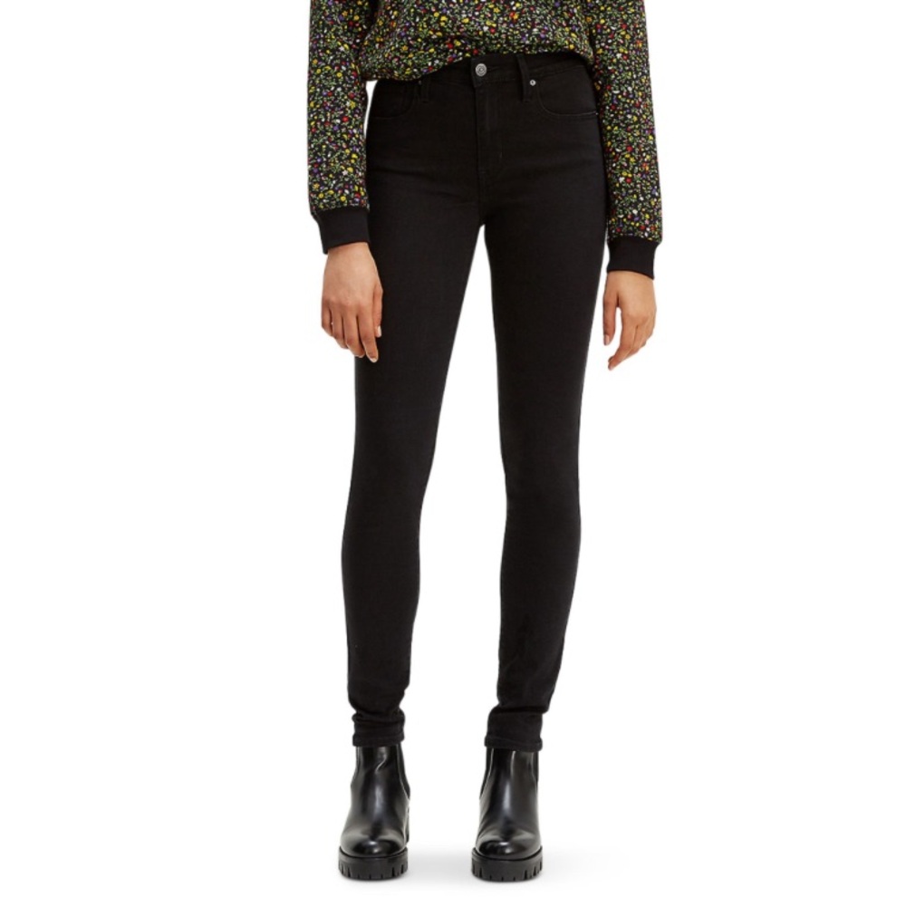 Levi's High Rise Skinny Jeans - Black